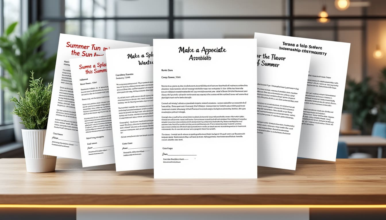 découvrez nos conseils pratiques pour rédiger une lettre de motivation percutante pour un job d'été, même sans expérience professionnelle. apprenez à valoriser vos compétences et votre motivation pour séduire les recruteurs.